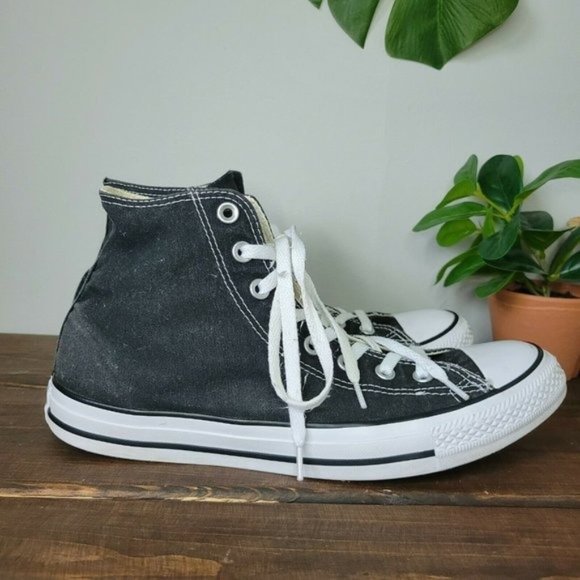 Converse High Tops All Star Black-white Men's 9.5